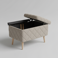 Folding Storage Ottoman Bench