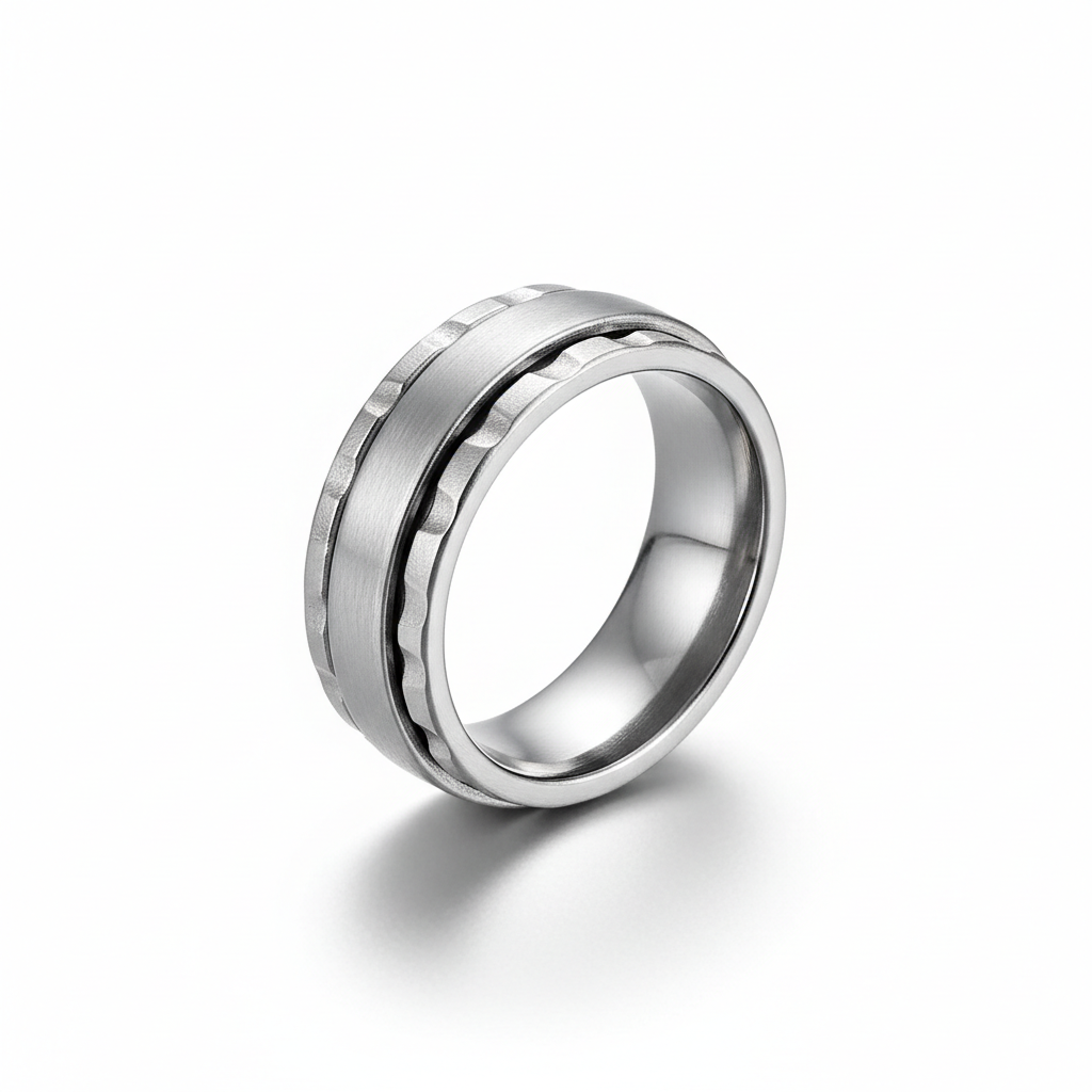 Anxiety Fidget Spinner Ring